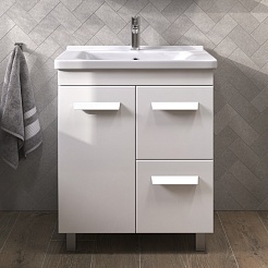 Vigo Мебель для ванной Nova 700-1-2 белая – фотография-7