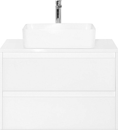 Style Line Мебель для ванной Монако 80 Plus осина белая/белое лакобель – фотография-3