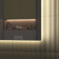 Vigo Мебель для ванной Milos 600-1-0 белая матовая – фотография-13