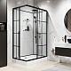 Niagara Душевая кабина Standart 100x80 R черная – фотография-14