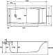 Cersanit Акриловая ванна Virgo 150x75 белая – фотография-12