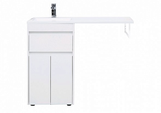 Aquanet Тумба с раковиной Токио 110 L напольная – картинка-7