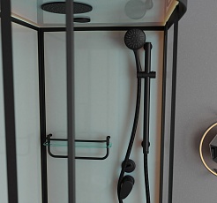 Frank Душевая кабина F412/2R M Black – фотография-2