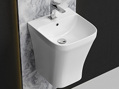 Ceramicanova Раковина моноблок Dion 36/40 CN6067 белая – фотография-2