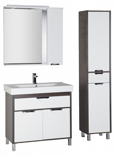 Aquanet Тумба с раковиной "Гретта 90" венге (177068) – картинка-7