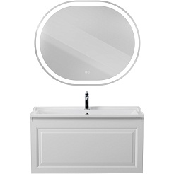 Cezares Тумба с раковиной Giubileo 100 подвесная брашированный ясень – фотография-8