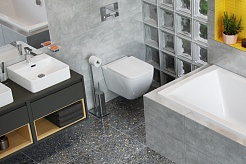 Excellent Напольный ершик с бумагодержателем RIKO DOEX.1650CR хром – фотография-3