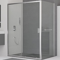 RGW Душевой уголок Classic CL-48-1 (CL-14 + Z-060-1) 160x80 профиль хром стекло прозрачное