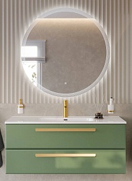 BelBagno Мебель для ванной Eco Cer-N 120 фисташковый софт CZR-8095-120 ручки сатиновое золото – фотография-1