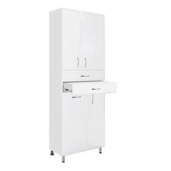 Style Line Пенал Волна 70 белый с б/к – фотография-4