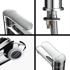 Tokito Смеситель для раковины KANDA хром TOK-KAN-1011 – фотография-3