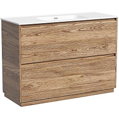 Sancos Тумба с раковиной Libra Floor 120 дуб чарльстон раковина Element 121 CN7006 – фотография-1