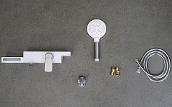 Lemark Смеситель для душа Unibox LM6903CW белый/хром – фотография-5