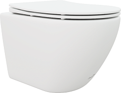Ceruttispa Унитаз подвесной Ticino Aria MW CT8917 белый матовый – фотография-1