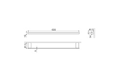 Excellent Полотенцедержатель RIKO DOEX.1611CR хром – фотография-2