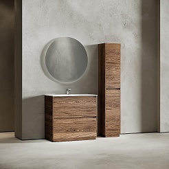 Sancos Мебель для ванной Libra Floor 90 дуб чарльстон – фотография-2