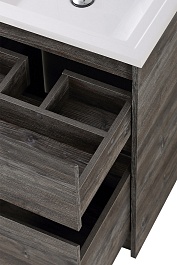 BelBagno Тумба с раковиной Kraft LVD 58 напольная Pino Pasadena под стиральную машину правосторонняя – фотография-6