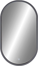 Continent Зеркало Prime Gray Led 450x800 – фотография-1