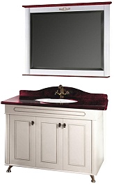 Водолей Мебель для ванной "Анжелика 120" F-2 красная – фотография-1