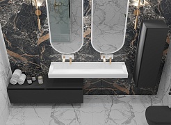 Boheme Тумба Flat Valessi Uno-S 60 подвесная антрацит матовый – фотография-4