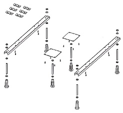 Riho Ножки для ванны Riho PLUS POOTSET07 – фотография-1