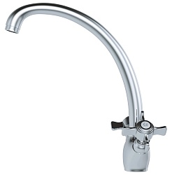 Mixline Смеситель для кухни 1/2 ML30-031 "Classic" хром – фотография-2