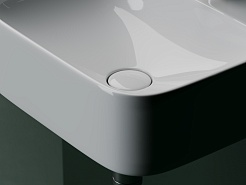 Ceramicanova Раковина Aura 43/39 CN2005 белая – фотография-4