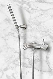 Milacio Смеситель для ванны Ultra MCU.350.SS нержавеющая сталь – фотография-2