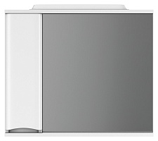 Am.Pm Зеркало-шкаф Like 80 L, белый глянец