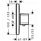 Hansgrohe Термостат Ecostat E Highflow 15706000 для душа – фотография-4