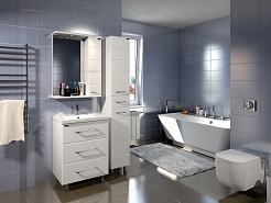 СанТа Мебель для ванной Омега 60 R напольная – фотография-3