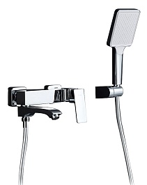 Frap Смеситель для ванны с душем H76 F3276 хром – фотография-1