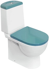 Sanita Luxe Унитаз-компакт Best Color Sea с микролифтом – фотография-1