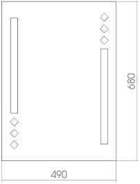 Mixline Зеркало Шарм Колизей 49 – фотография-2
