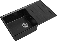 Granfest Мойка кухонная GF-LV-860L черный – фотография-1