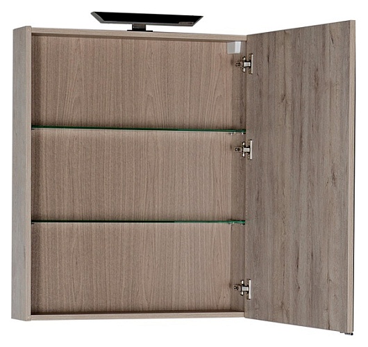 Aquanet Зеркальный шкаф "Мадейра 70" дуб кантри – фотография-4