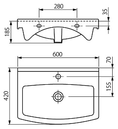 Aqualife Design Мебель для ванной "Честер 60"  – фотография-5