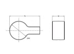 Jacob Delafon Крючок Singulier 15209D-CP – фотография-2