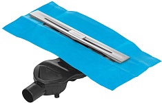 BERGES Wasserhaus Душевой лоток Simpel 400 090110 хром матовый