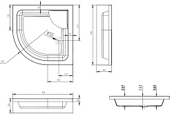 Esbano Душевой уголок ESR-8020 – фотография-14