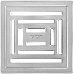 BERGES Wasserhaus Душевой трап Platz Uno 100 090069 хром матовый – фотография-2