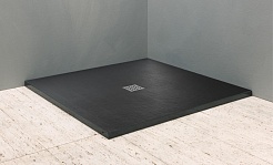 Kolpa San  Поддон для душа Hora tile stone 90x90 antracit – фотография-1