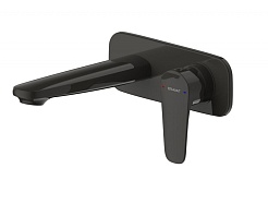 Bravat Смеситель для раковины Source P8173218BW-ENG черный – фотография-1