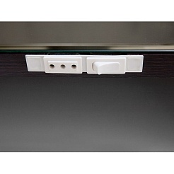 Водолей Мебель для ванной "Сильвия 75" белый/дуб – фотография-2