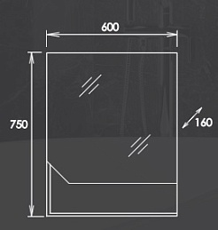 Onika Мебель для ванной Фридом 60 белый /дуб сонома – фотография-5