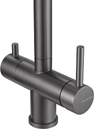 Milacio Смеситель для кухни Ultra MCU.559.GM вороненая сталь – фотография-3