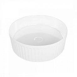 Teymi Раковина накладная в ванную Martta D36 глянцевая белая T52102 – фотография-5