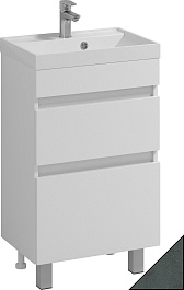 Водолей Мебель для ванной Best 50 серый камень – фотография-2