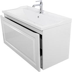 Cezares Тумба с раковиной Giubileo 100 подвесная bianco lucido – фотография-3