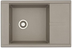 Акватон Кухонная мойка Делия 78 серый шелк – фотография-1